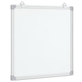(60 x 60 x 1.7 cm) vidaXL Magnetic Whiteboard Dry Erase White Board Wall Writing Board Aluminium