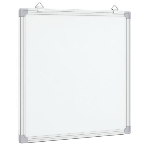 (60 x 60 x 1.7 cm) vidaXL Magnetic Whiteboard Dry Erase White Board Wall Writing Board Aluminium