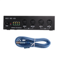 MIDI Box Musical Instruments USB Interface Merge Thru 64 Channels