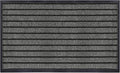 Hafaa Indoor & Outdoor Grey Door Mat 40x60 cm Non Slip Water Absorbent Rubber Mat Heavy Duty Floor Mats