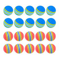 20 Pcs Golf BallsSoft Foam Garden Balls Practice Sponge Rainbow for Indoor Outdoor