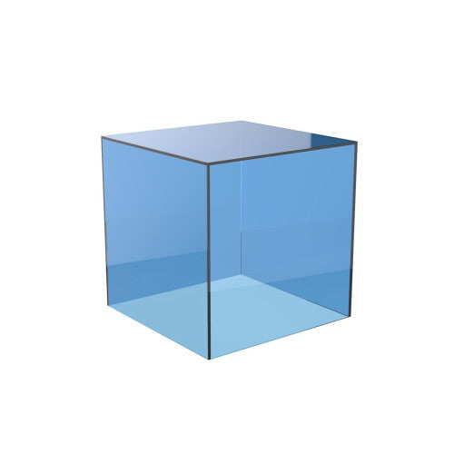 Translucent Light Blue Acrylic Cube 300x300x300mm