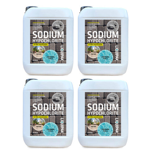 Sodium Hypochlorite 14-15% Patio Cleaner, Swimming Pool Chlorine 20L