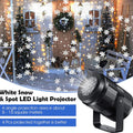 LED USB Snowflake Projector Holiday Lights Christmas Projection Outdoor Lamp Snow Spotlight for New Year Party