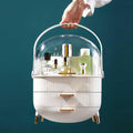 (White) Make Up Cosmetic Organiser Tidy Storage with Handle Drawers
