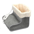 Electric Foot Warmer Heated Feet Slipper Therapeutic Pain Relief Washable Winter