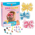 Rebecca Zamolo Zam Glam Hair Bow Set- Combine Unique Charms  Custom DIY Fashion  Personalize Accessory  School Sport Everyday Wear