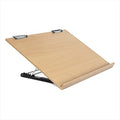 Desk Easel A2 for Painting Artists A2 Drawing Board Table Stand with 5 Adjustable Angles, Attached Drawing Board Clips