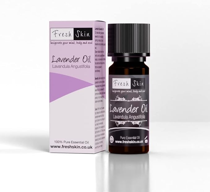Freshskin Beauty LTD | Lavender Essential Oil 10ml - 100% Pure - Lavender Oil for Sleep, Aromatherapy, Diffusers for Home - Vegan Friendly