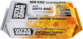 UltraGrime PRO Anti-Bac Cleaning Wet Wipes - Big Size Professional Disposable Wipes - Tougher Multi-Purpose Heavy-Duty Antibacterial Cloths (100 Thick Large Wipes)