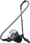 Russell Hobbs® Compact XS Bagless Cylinder Vacuum Cleaner Lightweight 700W, 1.5L, Grey & Silver, Triple Filtration, for Hard floor, Carpet & Car, 3-in-1 Tool, 2 Year Guarantee RHCV1611