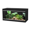 (Medium, Black) VivExotic Repti-Home Vivarium