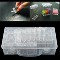 64 Grid Diamond Embroidery Painting Tool Plastic Jewelry Beads Drill Storage Box