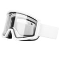Plain Ski Goggles AntiFog Skiing Snowboard Snow Goggles Cycling Motorcycle Goggles for Men and Women White and transparent Ref: 7795