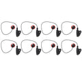 8Pcs Piezo Contact Microphone Mic Pickup for Guitar Violin Banjo Mandolin Ukulele
