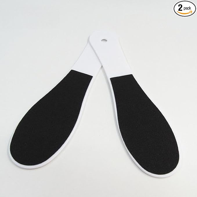 Foot Scrubber Pack of 2 pcs Double Sided Foot File Professional Pedicure Tools for Dead Skin Removal, Hard Skin Remover, and Callus Removal Effective Foot File for Wet and Dry and Cracked Feet
