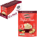 Idahoan Buttery Potato Mash Potatoes - 100% Real Idaho Potatoes, Gluten Free & Vegetarian, Ready in 1 Minute, Pack of 12