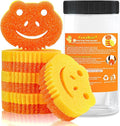Magic Sponges Washing Up, 5Pack Dual Sided Temperature Frog Kitchen Cleaning Sponge Scrubber, Non Scratch Scourers Pads Dishwashing Sponge Eraser for Kitchen, Dish, Bathroom