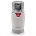 White/Chrome Thermostatic Radiator TRV Valve Head Replacement M30 x 1.5 Universal for All Manufacturers