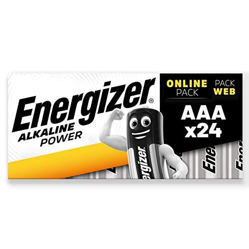 Energizer AAA Batteries - Alkaline Power Triple A, 24 Pack for Long-Lasting Performance in Remotes, Toys and More