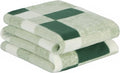 Dreamscene Winter Check Fleece Blanket Super Soft Warm Cosy Sofa Bed Picnic Garden Throw Over, Plaid Tartan Forest Green - 120 x 150cm