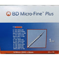BD MicroFine + Plus 1ml U100 30G 8mm x 100