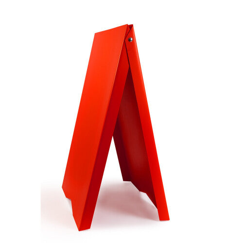 (Red, No) A-Board Pavement Sign Display Stand PVC Print UV
