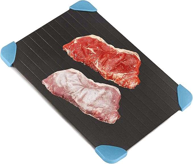 Andrew James Defrost Tray Thaw Board Plate | Up to 5 Times Faster Defrosting for Meat and Frozen Foods | No Electricity Required (Tray)