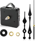 1 Pcs Clock Mechanisms Battery Powered,Silent Quartz ClockMechanism Movement Kits,High Torque ClockMovement Replacement Mechanism,ClockMechanisms Silent Quartz Clock or Repair Home Office(Black)