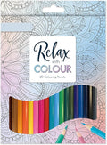 1ABOVE 20 Colouring Pencils - Assorted Colours, wooden colouring pencils, Pre sharpened, Colour Therapy Colouring Pencil,A Must-Have for All Kids Arts & Crafts Sets