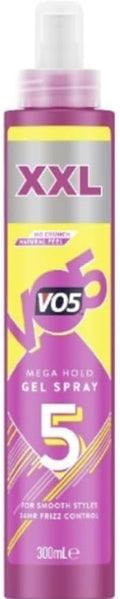 VO5 Mega Hold Gel Spray XXL 300ml – Extreme Hold & Long-Lasting Control