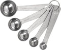 Tala Stainless Steel Measuring Spoons, 5 Piece Set for Measuring Dry and Liquids with Clear and Easy to Read makring on Each Spoon to Know The measurment