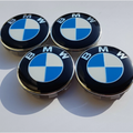 Set of 4 BMW Alloy Wheel Hub Centre Caps Badges