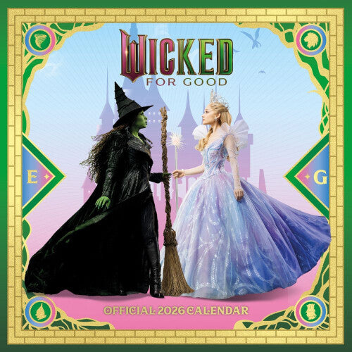 WICKED MOVIE 2026 SQUARE CALENDAR