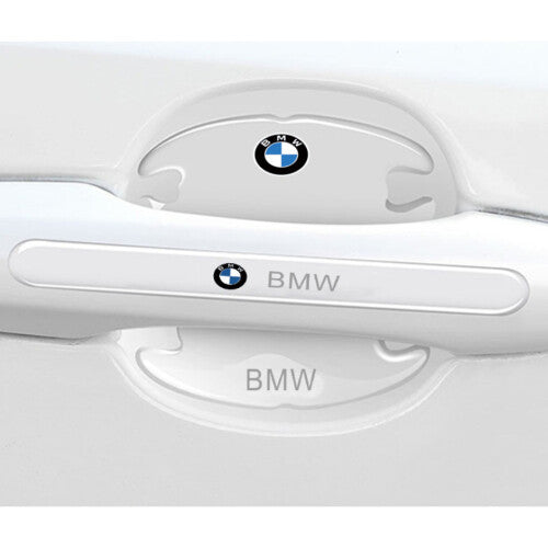 (BMW) 8x Car Door Handle Bowl Anti-Scratch Cover Guard Protector Stickers Accessories