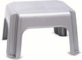 Addis Step Stool Solid, Metallic Silver, 1 510044
