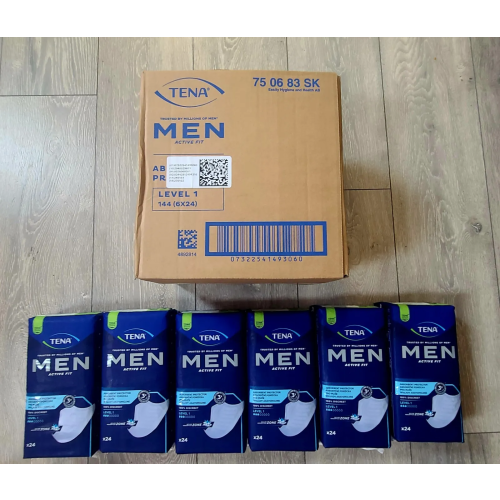Tena Men Level 1 Pack of 24 x6 (Case) - Ref: 750651