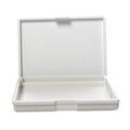(White, S) Watercolor Palette Portable Paint Pallet with Cover for Acrylic Oil