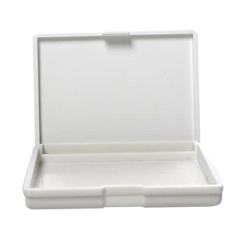 (White, S) Watercolor Palette Portable Paint Pallet with Cover for Acrylic Oil