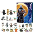 (Yoda Model A) 24-Piece Interstellar Skywalker Baby Yoda Christmas Advent Calendar