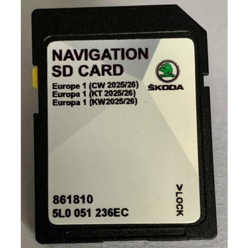 SKODA AMUNDSEN 2 DISCOVER MEDIA AS V21 MIB2 2025/26 SAT NAV MAP SD UK