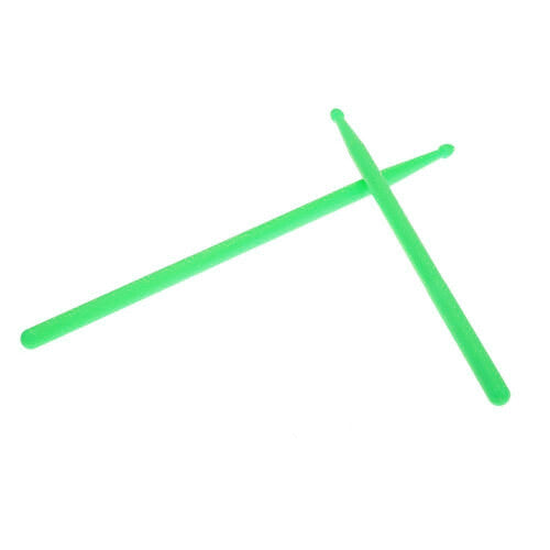 Pair of 5A Drumsticks Nylon Stick for Drum Set Professional Green