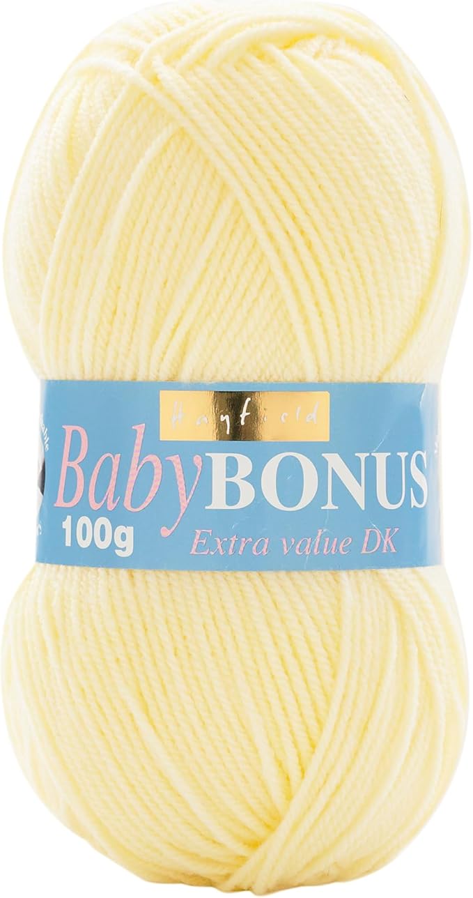 Hayfield Bonus DK, Baby Lemon (852), 100g by Sirdar
