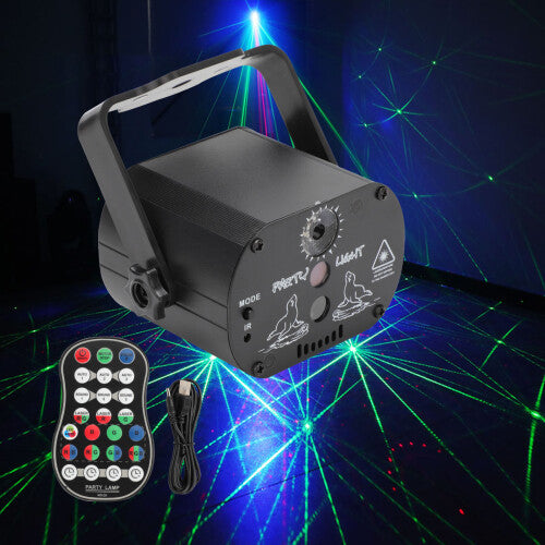 60 Patterns RGB LED Disco Light Laser Projection Lamp Stage Lighting