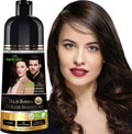 Herbishh Dark Brown Shampoo, Hair Dye Shampoo 3 in 1, 100% Grey Coverage, Hair Color for Men & Women, Long-lasting Color in 20-25 Mins, Ammonia-free, 200 ml