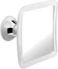 MIRRORVANA Fogless Shower & Shaving Mirror with Upgraded Suction Mount for Bathroom, Anti Fog & Mist Free Shatterproof Surface and 360° Swivel, 16cm x 16cm (1X Magnification)