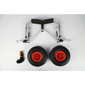 80kg Folding Kayak Trolley - Heavy-Duty, Compact Sit-On-Top Cart with Inflatable Tyres