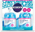 EcoZone Forever Flush 2000 Blue Toilet Blocks, Eco Friendly Alternative to Loo Rim Hangers, Cistern Capsules Clean & Descale WCs, Natural Vegan & Non Toxic Cleaner, Recyclable Plastic (Set of 2)