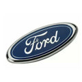 For Ford Badge Oval Blue/Chrome 145x 60mm Front/Rear Emblem Focus Mondeo Transit