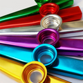 96-Pack Metal Kazoos with 96 Flute Diaphragms 6 Colors,for Ukulele